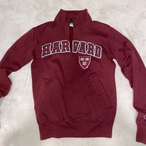 harvard champion quarter zip!